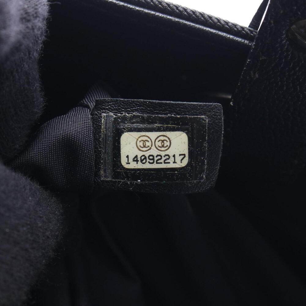 CHANEL Black Leather Tote Bag - Picture 5 of 8